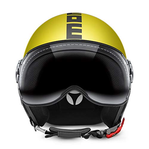 Momo 10010020352 Casco Moto, Cls Yellow Matt/Anthr., Taglia XS