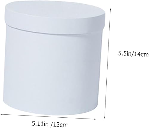 Miniatura 8 de Caja de ramo de 2 piezas, caja redonda de flores, cajas de flores para San Valentín, caja de embalaje de flores, caja de arreglos, caja de cartón,