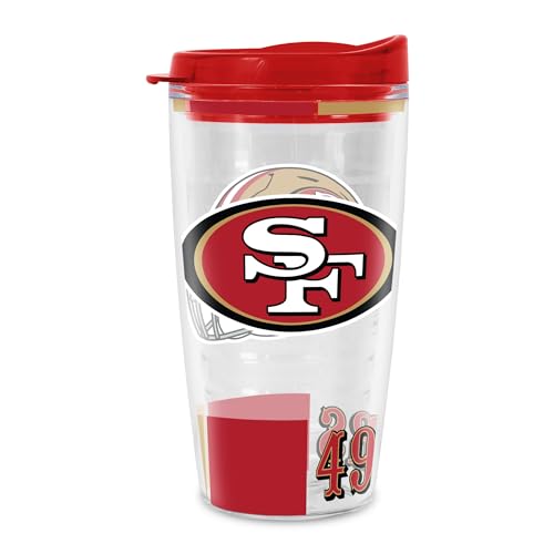 Image of Rico Industries NFL Football Double Wall Classic 16oz Or 20oz Tritan Tumbler W Lid