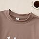 Big Brother Shirt Little Brother for Big Großer Bruder T-Shirt Grosser Bruder Tshirt für Jungen Baby Ankündigung Sommer Kurzarm Top mit Aufdruck Baumwolle Shirts(Hellbraun,18-24Monate)