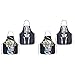 PRETYZOOM 4 PCS Halloween Fartuch Zabawny Fartuch Fartuch Fartuch Fartuch Unisex Kitchen BIB