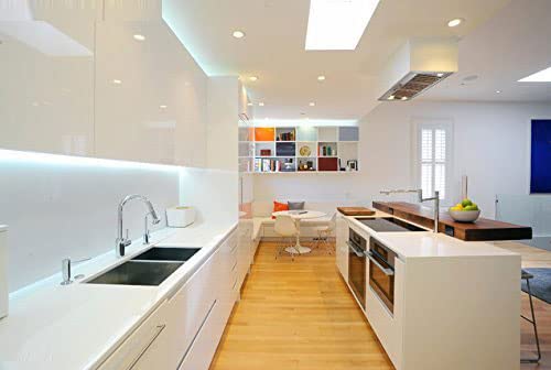 SUSAY LED Strip Light, Waterproof LED Flexible Light Strip 12V with 300 SMD LED, 2835 Cool White 16.4 Foot / 5 Meter. with 3M