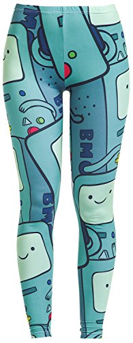 Legging Adventure Time BMO multicolore taille M pour un style geek au quotidien