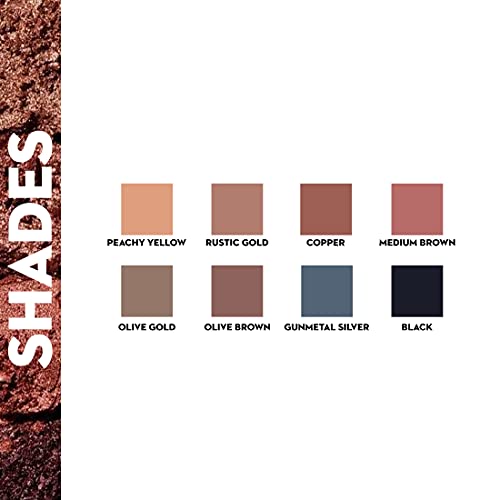 Image of SUGAR Cosmetics Blend The Rules Eyeshadow Palette | Long Lasting, Smudge Proof & Shimmery Finish | 10.4 Gm - 02 Warrior (8 Smokey Shades)