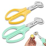 AHIER Pigeon Quail Egg Cutter Scissors Stainless Steel Blades Bird Cutter 2 Pack