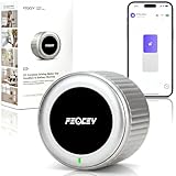 FEOCEY Smart Lock, Retrofit Your Existing Deadbolt in Minutes, Built-in Wi-Fi Keyless Entry with App Remote Control, Auto-Lock & Door Ajar Alert, 300-Day Battery, Compatible with Alexa, Silver