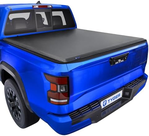 Tyger Auto T1 Soft Roll-up Truck Bed Tonneau Cover Compatible wit...