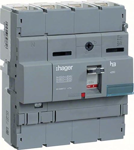 HAGER x250 – Interrupteur manöver secciónador x250 4P 250 A