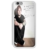 singer ed sheeran cool photo signature for iPhone 6/6s White case