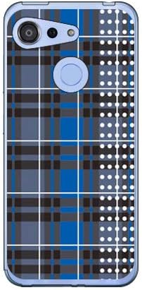 SECOND SKIN チェックドット ブルー （ソフトTPUクリア） / for Android One S6/Y!mobile