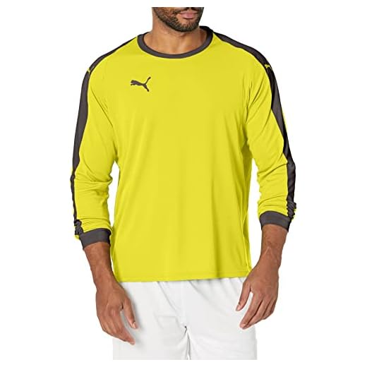 PUMA Men's Liga Goalkeeper Jersey, Cyber Yellow/Black, S