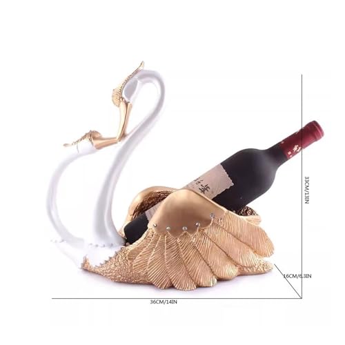 Soporte para botellas de vino SONGCHAO diseño cisne miniatura 2