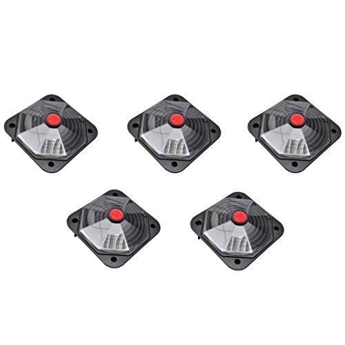 Image of Bulliing Solar Pool Heater 735 W Set of 5,Solar Dome Heater, U V-Proof Pool Warmer for Swimming Pool Above Ground, Single Unit Water Heater with Hose Connectors, Outdoor Solar Heater