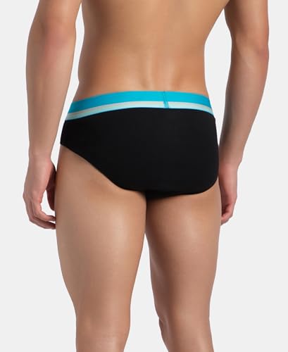 Image of Jockey FP02 Men's Super Combed Cotton Rib Solid Brief with Ultrasoft Waistband (Pack of 2)