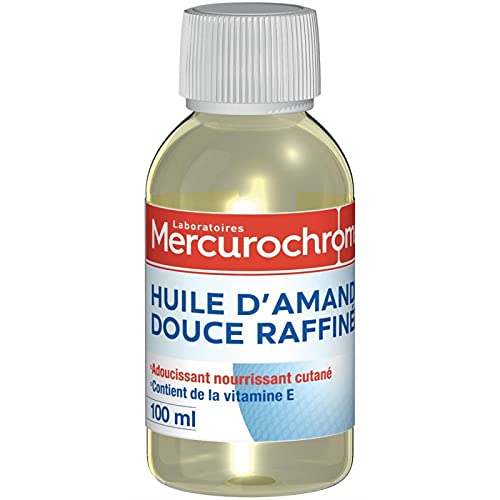 MERCUROME - Aceite dulce y refinado para mujer de 100 ml, cuidado natural e hidratante para todo tipo de pieles, paquete de 3