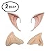 Produktbild SUNRIZ Elfenohren Set, 2 Paar Elfenohren Spitzohren Latex Ohren Fantasy Latex Elf Ohren für Halloween Cosplay Karneval Party Fasching Kostüm, 1 Paar Half Elf Ohr+1 Paar Volles Elf Ohr