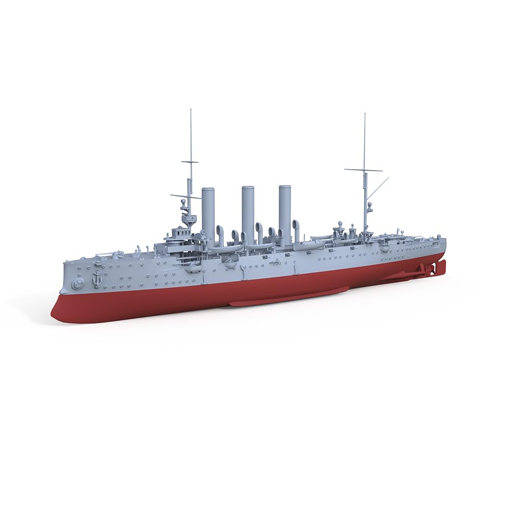 MRY-SFW SSC300507S-A 1/300 zestaw do budowy modelu wojskowego rosyjski krążownik Diana, pełny kadłub