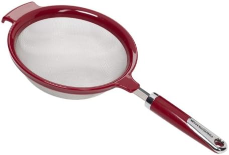 KitchenAid Strainer Stainless Steel, 7-Inch, Red -