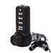 Produktbild Combi-Cam Ultra 7432S-Schwarz & Schlüssel, Kombinationsschloss mit Hauptschlüsselüberzug, 1,6 cm Zylinder, schwarzes Finish
