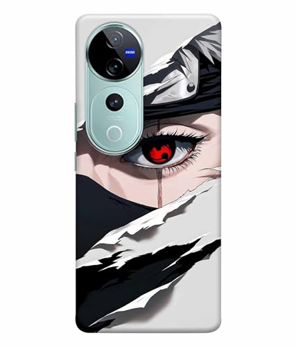 Image of Red Eyes Printed Hard Back Case Cover & Compatible for Vivo V40 | Vivo V40 Pro | T3 Ultra 5G (Multicolor) - D1811