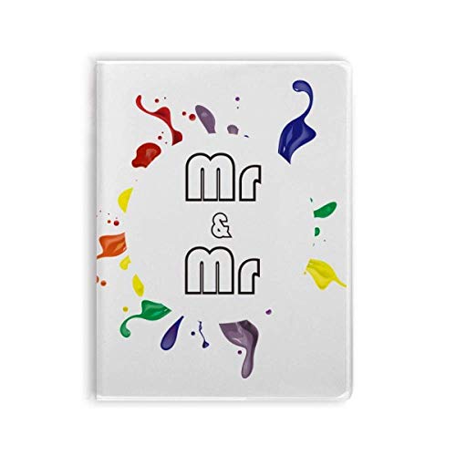 Journal intime LGBT arc-en-ciel pour célébrer l'amour Mr & Mr