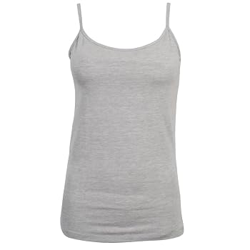 Women's Basic Camisole Tank Top, Slim Fit, Straps