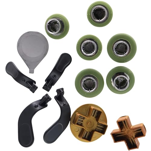 Image of Deal4GO Interchangeable Analog Thumbsticks + D-Pads Paddles Adjustment Tool Pack kit Replacement for Xbox Elite Series 2 Controller Limited Edition - Green