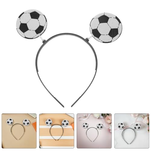 LUOZZY 6pcs Creative Funny Soccer Ball Headband for Sports Games Hair Accessory Fans Cheering3