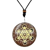 Amazing Gemstone Pendentifs orgonite (métatron), Metatron Cube,...