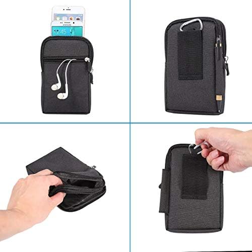 Cell Phone Bag For Mobile Phone Belt Pouch Holster Cover Case with Belt Loop for Smart Phones to 6.3 inch iphone x / 7s plus/iphone 6 / S6