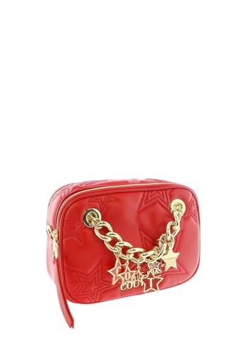 Versace Jeans Red Quilted Crossbody