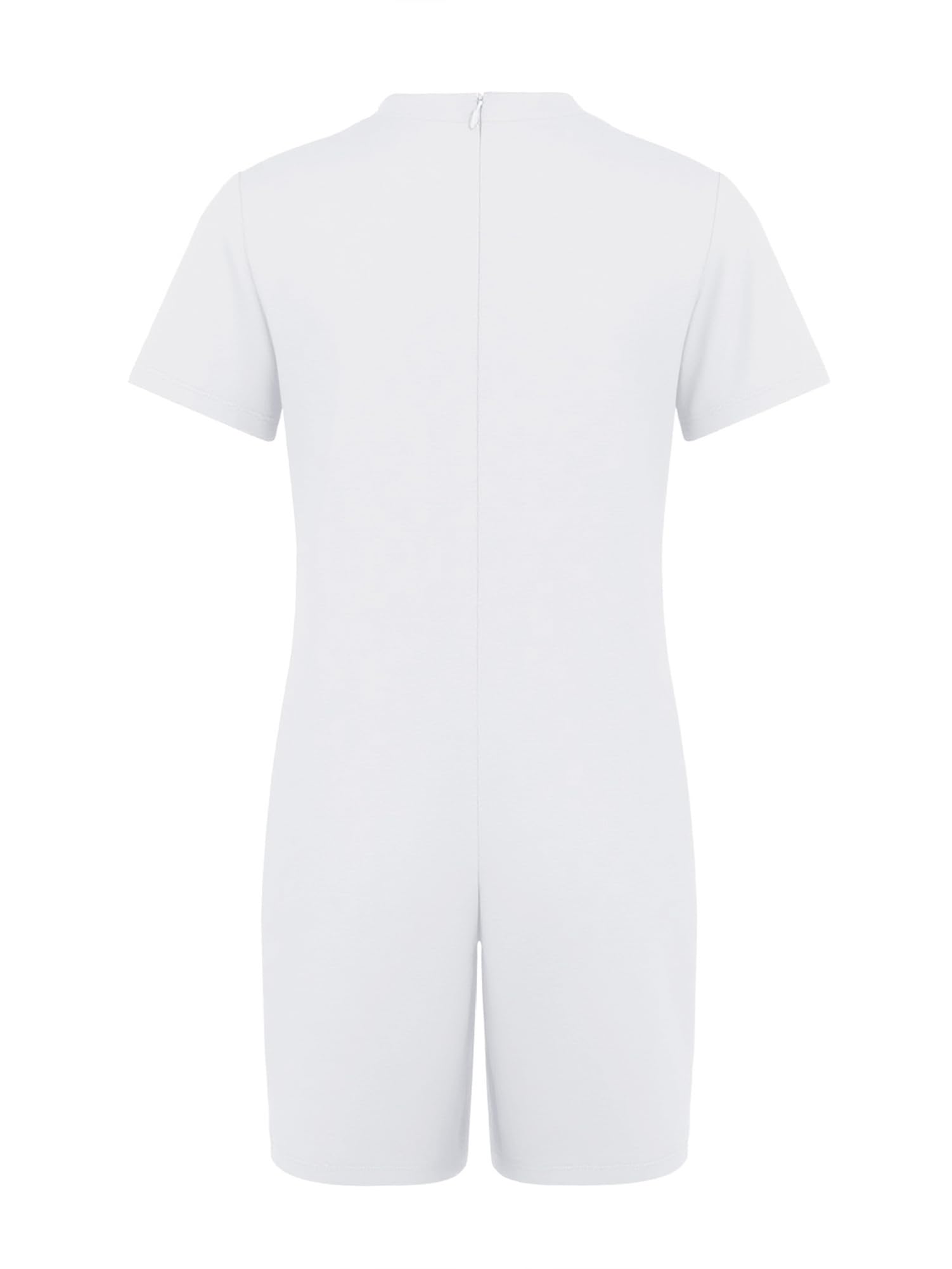 CHICTRY 3 Pezzi Body in Cotone a Manica Corta Ragazzo Pagliaccetto con Bottoni e Zip Tutina per Bambini con Esigenze Speciali Pigiama Sanitario Intero Estivo