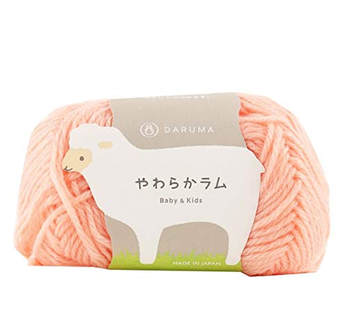 横田 DARUMA やわらかラム 毛糸 並太 Col.5 30g 103m（Amazon）