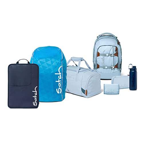 satch Pack Kollektor Edition Schulrucksack Set 7tlg. (Nordic Ice Blue), M