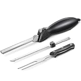 Coltello Elettrico da Cucina 100W per Pane e Arrosto con 2 coppie di lame