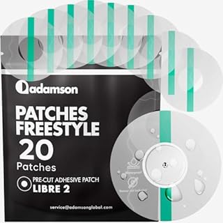 Freestyle 20 Libre 2 Covers Waterproof – Transparent, Easy to Apply and Remove, Long-Lasting, No Glue on Center, Non-Irritating – Ideal for Sports, Swimming, and Daily Use - PAC3