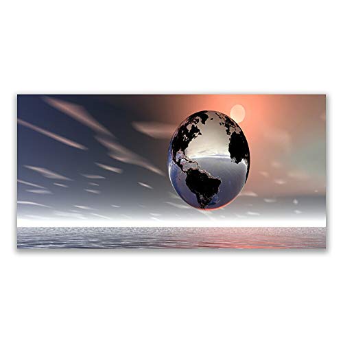 Tableau en Verre Trempé Tulup 120x60cm - Décoration Murale de Luxe