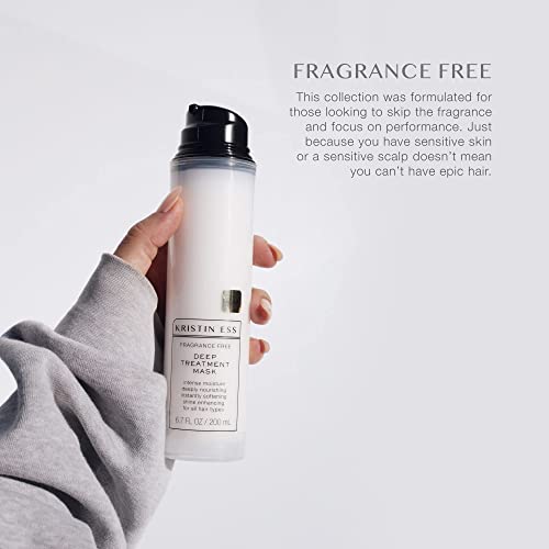 Kristin Ess Hair Fragrance Free Deep Conditioning Treatment Mask For Dry Damaged Hair, Moisturizing + Nourishing, Softens Hair, Shine Enhancing, Vegan, Silicone Free, Color + Keratin Safe, 6.7 Fl Oz (Pack Of 2) #TOP5