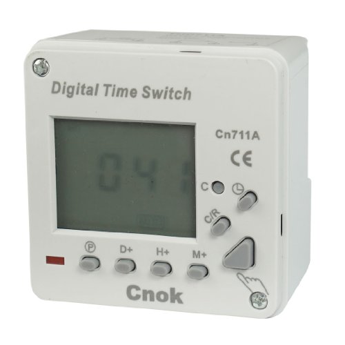 Minuteur programmable CN711A AC 220V 8A avec écran LCD pour relais temporisé