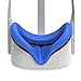 AMVR VR Cubierta Facial De Silicona, Funda De Silicona para Auriculares Oculus Quest 2, a Prueba De Sudor, Impermeable, Antisuciedad, Repuesto para Cojín Facial, Accesorios (Azul, 1 Unidad)