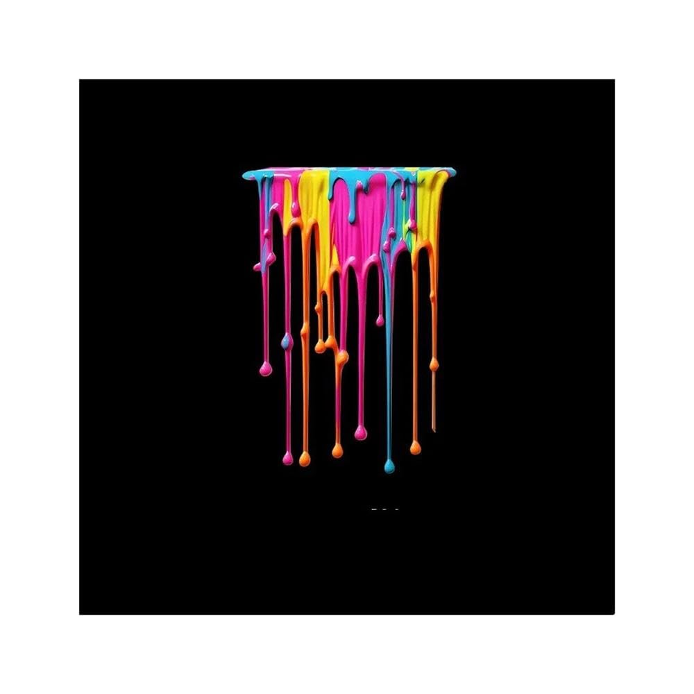 Auto Accessory Fluid Rainbow Body Bumper Self-Adhesive Vinyl Decals Auto Accessories Scratch Covering Decoration(C,18cm)
