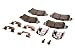 ACDelco 171-637 GM Original Equipment Rear Disc Brake Pad Kit with Brake Pads, Clips, and Bolts
