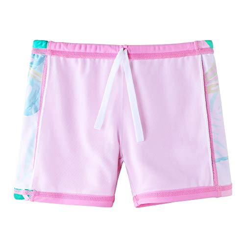 Image of Girls Two Piece Swimsuit Floral UPF 50+ Rash Guard Set Kids Beach Swimwear