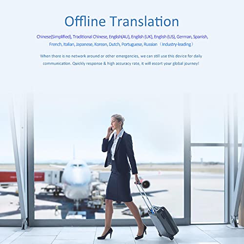 Interprète linguistique portable bidirectionnel de poche écran tactile - 3