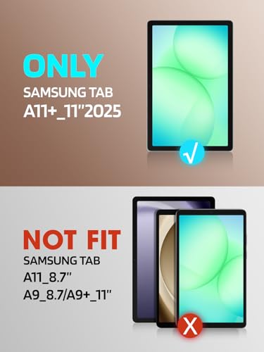 Image of SUPCASE for Samsung Galaxy Tab A11+ Plus Case with Stand (Unicorn Beetle Pro), [Built-in Screen Protector] Full Body Heavy Duty Rugged Protective Tablet Cover for Galaxy Tab A11 Plus 11 Inch, Black
