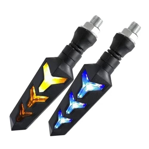 Luz intermitente para motocicleta contra roturas por caídas gracias a su soporte elástico 12V