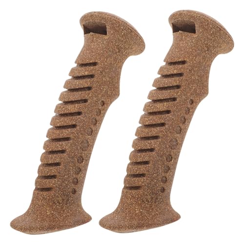 Happyyami Hiking Stick Handle Grip Replacement Cork Hiking Pole Grips Versatile Design for Outdoor Activities