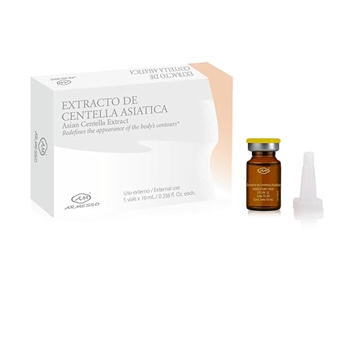 Armesso Asian Centella Centella Asiática 5 frascos de 03fl oz - suero cosmético para la piel Armesso Asian Centella Centella Asiática 5 frascos de 03fl oz - suero cosmético para la piel