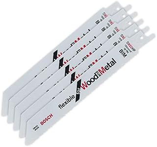 Bosch 2608656016 S922HF Saber Saw Blade Flexible for Wood/Metal