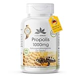 Propolis 1000mg - hochdosiert - 120 Tabletten - mit 3% Galangin | HERBADIREKT by Warnke Vitalstoffe - Deutsche Apothekenqualität